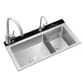 thick panel intelligent electrolysis handmade stainless steel kitchen sink
